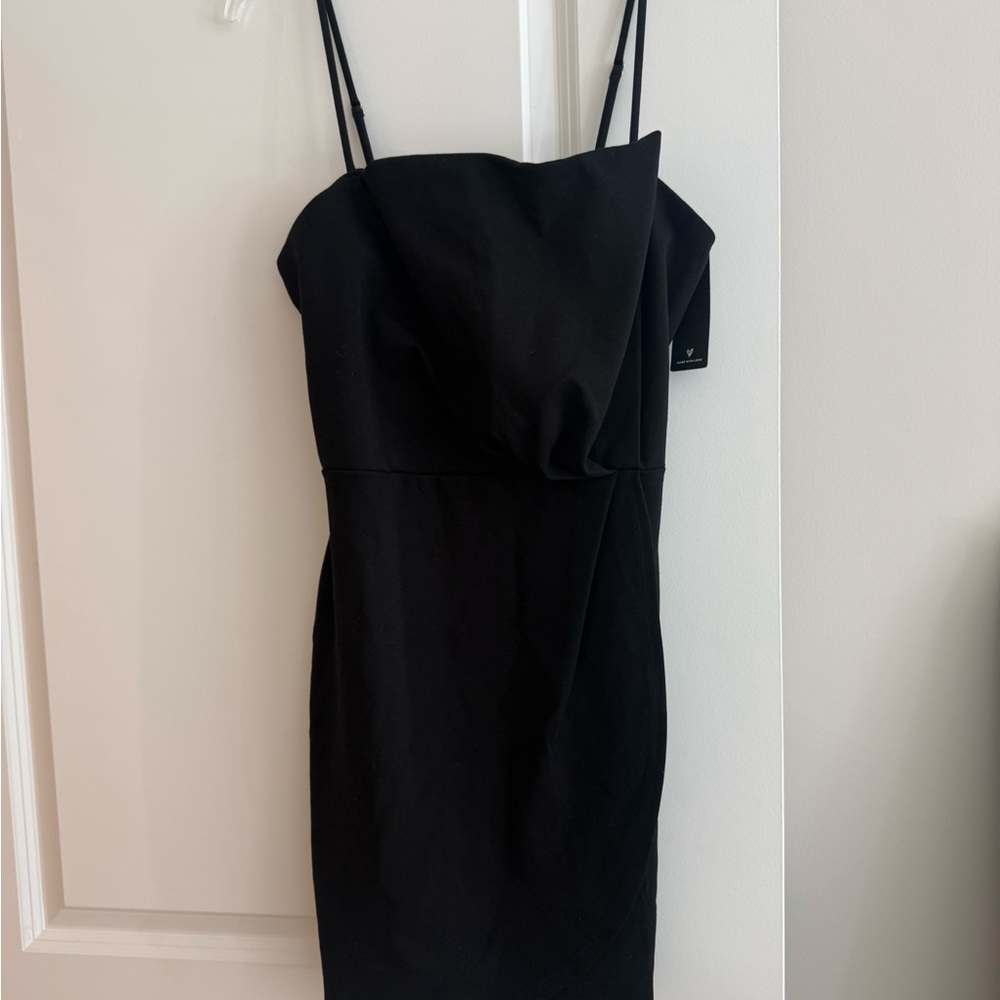 Lulu's Chic Black Strapless Dress